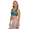 Astrolabe padded sports bra aquamarine