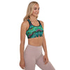 Astrolabe padded sports bra aquamarine