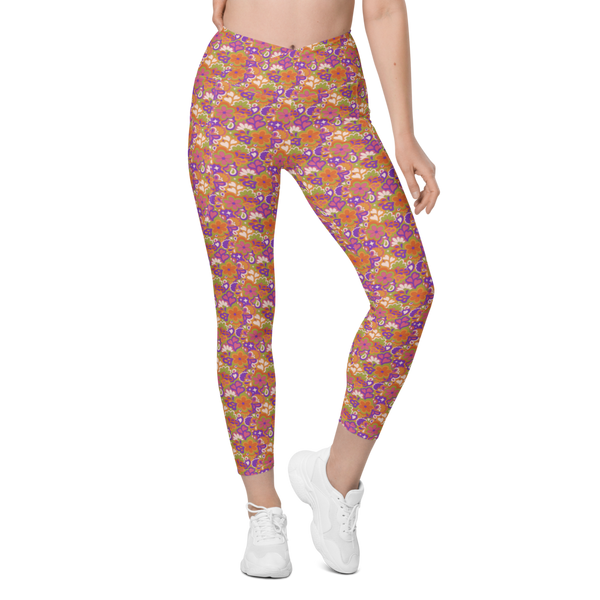 Ashbury Spring Crossover leggings with pockets