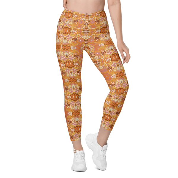 Ashbury Autumn Crossover leggings with pockets