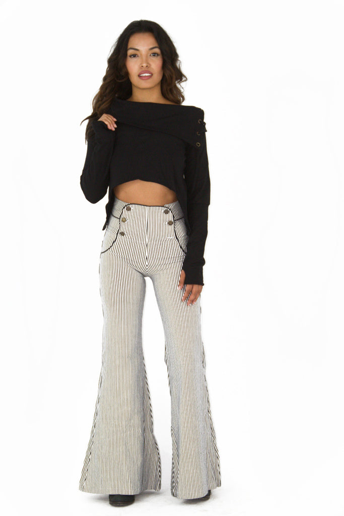 Bridget Pant High Waist Stripe